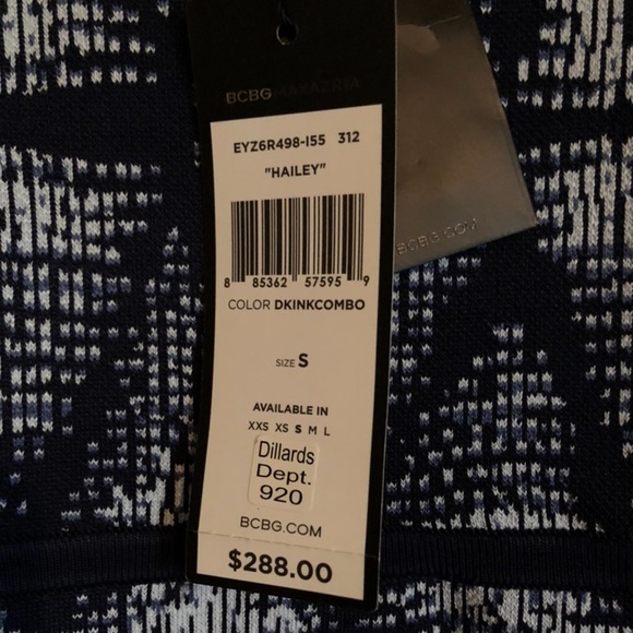 NWT BCBG maxazria Hailey bandage dress Sz Small - Picture 6 of 6